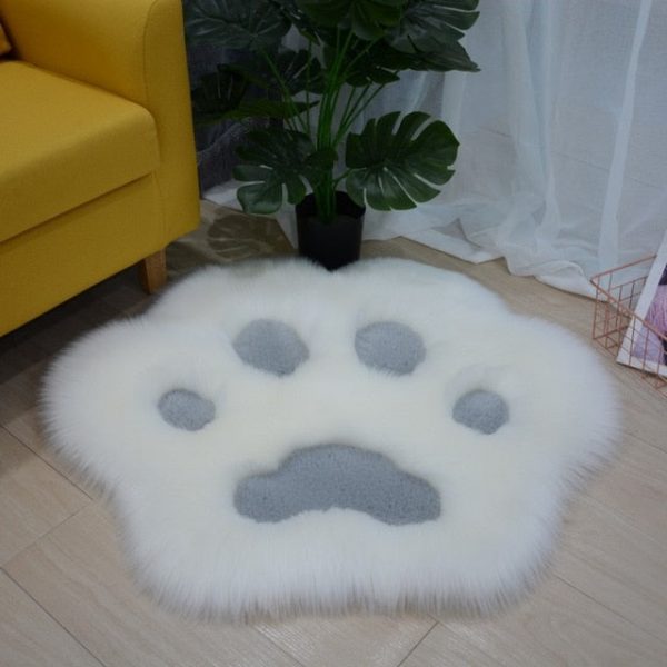Cat Paw Fluffy Carpet Rug - 8 - Kawaii Mix