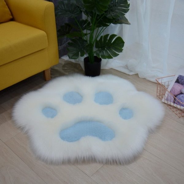 Cat Paw Fluffy Carpet Rug - 5 - Kawaii Mix