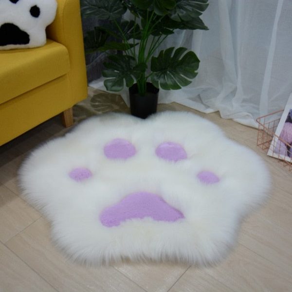 Cat Paw Fluffy Carpet Rug - 4 - Kawaii Mix