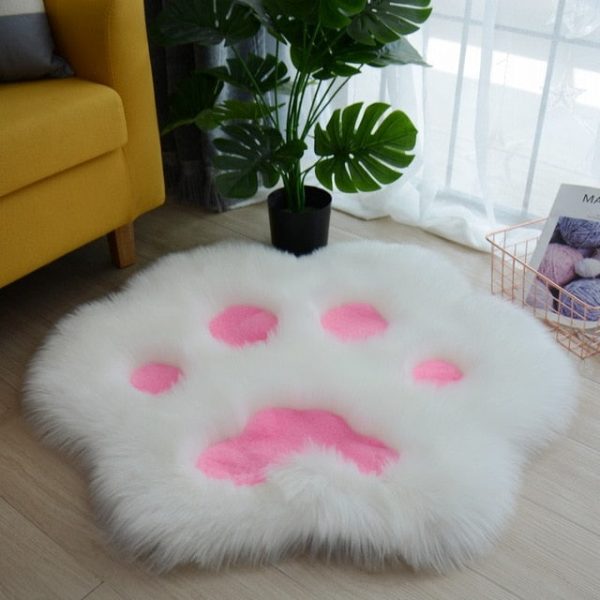 Cat Paw Fluffy Carpet Rug - 3 - Kawaii Mix