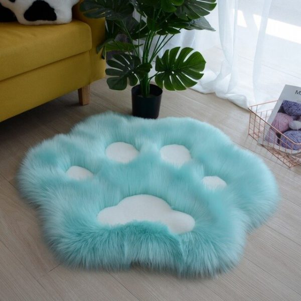 Cat Paw Fluffy Carpet Rug - 6 - Kawaii Mix