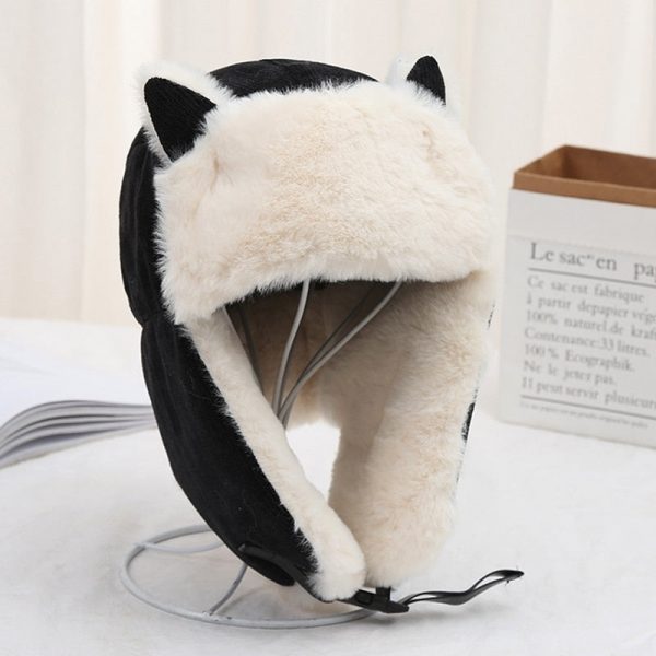 Warm Fluffy Cat Ear Winter Hat - 2 - Kawaii Mix
