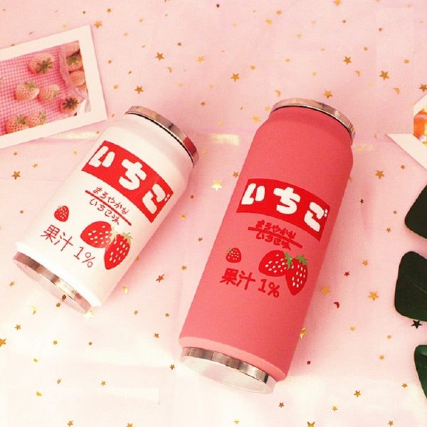 Stainless Steel Japan Juice Fruity Drink Cans - 1 - Kawaii Mix