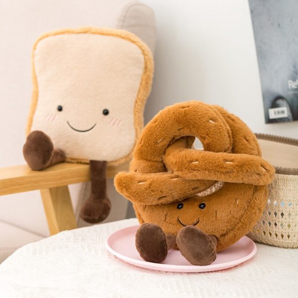 1pc Cute Toast Kawaii Plush Soft Toy - 6 - Kawaii Mix