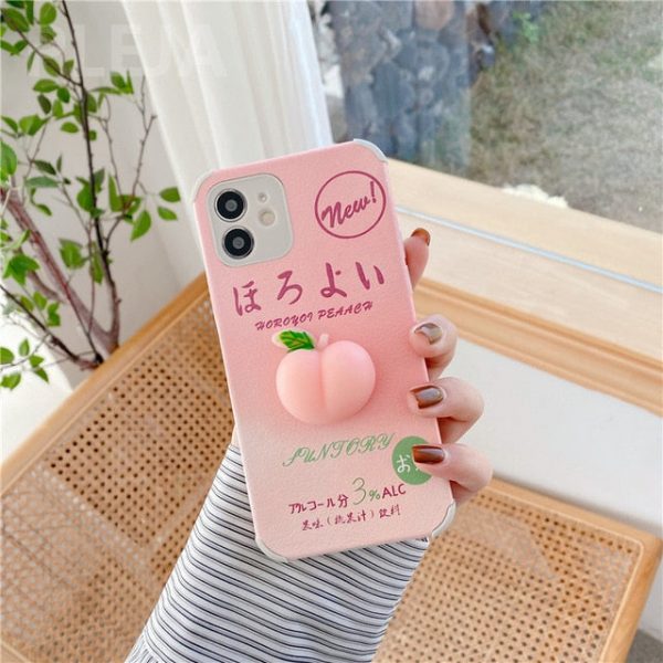 Squishy Peach iPhone Case - 11 - Kawaii Mix
