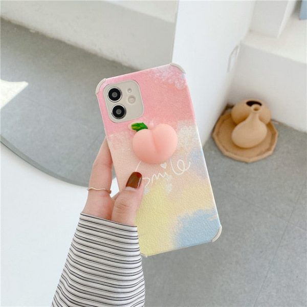 Squishy Peach iPhone Case - 3 - Kawaii Mix