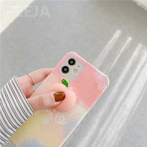 Squishy Peach iPhone Case - 5 - Kawaii Mix