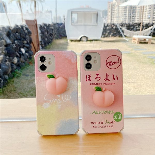 Squishy Peach iPhone Case - 4 - Kawaii Mix