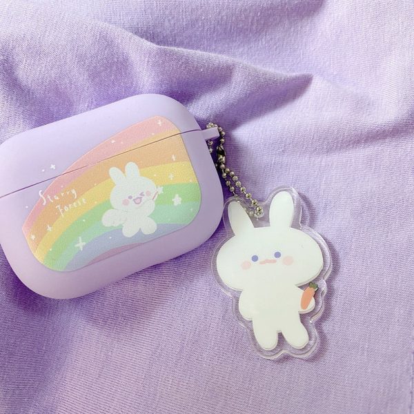 Starry Forest Rainbow Bunny Airpods Case 1/2/PRO - 2 - Kawaii Mix