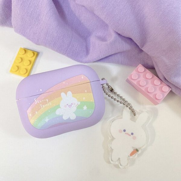 Starry Forest Rainbow Bunny Airpods Case 1/2/PRO - 4 - Kawaii Mix