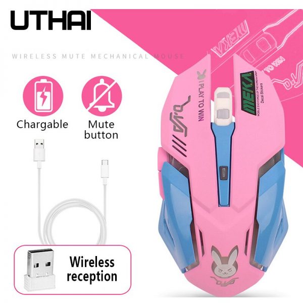 2.4G rechargeable wireless mouse with LED backlight - 2 - Kawaii Mix
