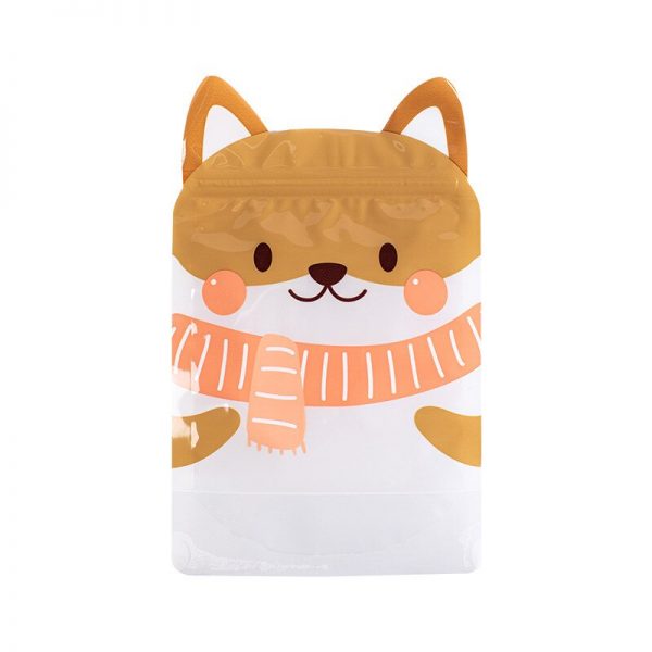 10pcs Adorable Kitten Zipper Fresh Storage Bag - 4 - Kawaii Mix