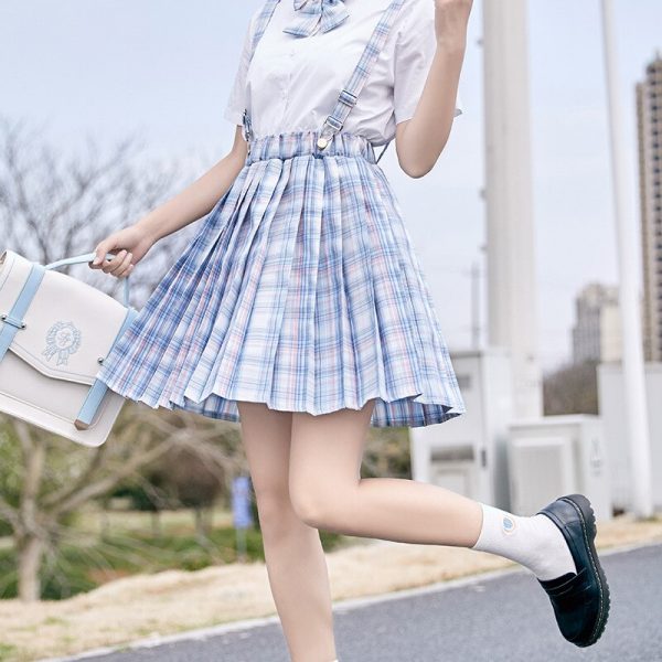 Summer Japanese School Girl Suspender Skirt - 3 - Kawaii Mix