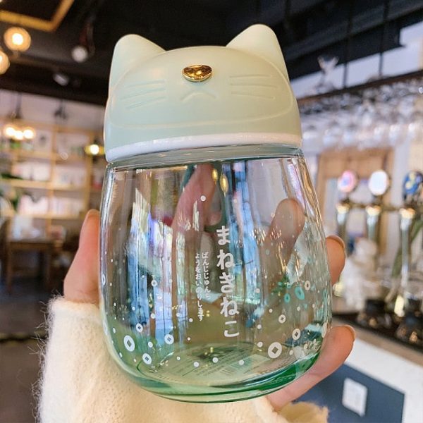 Sakura Cat Water Bottle - 7 - Kawaii Mix