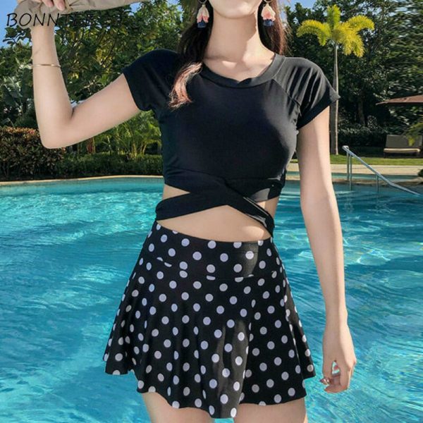 Top n Skirt Split Bikini Swimsuit - 3 - Kawaii Mix
