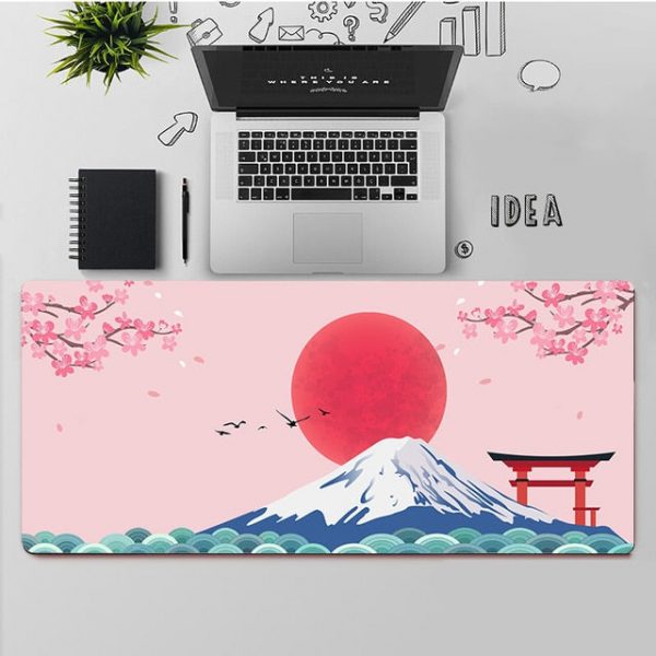 Sakura Mountain Desk Mat - 3 - Kawaii Mix