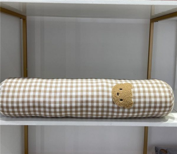 Kawaii Bear Plaid Cuddle Bed Boltser Pillow - 3 - Kawaii Mix