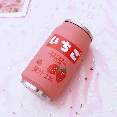 Stainless Steel Japan Juice Fruity Drink Cans - 7 - Kawaii Mix