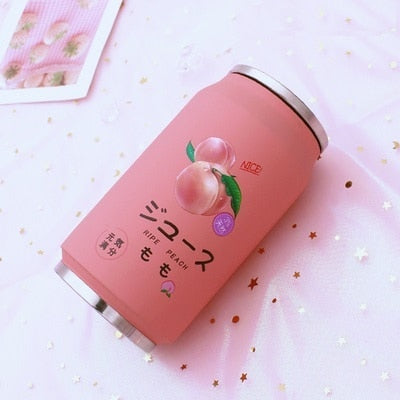 Stainless Steel Japan Juice Fruity Drink Cans - 13 - Kawaii Mix