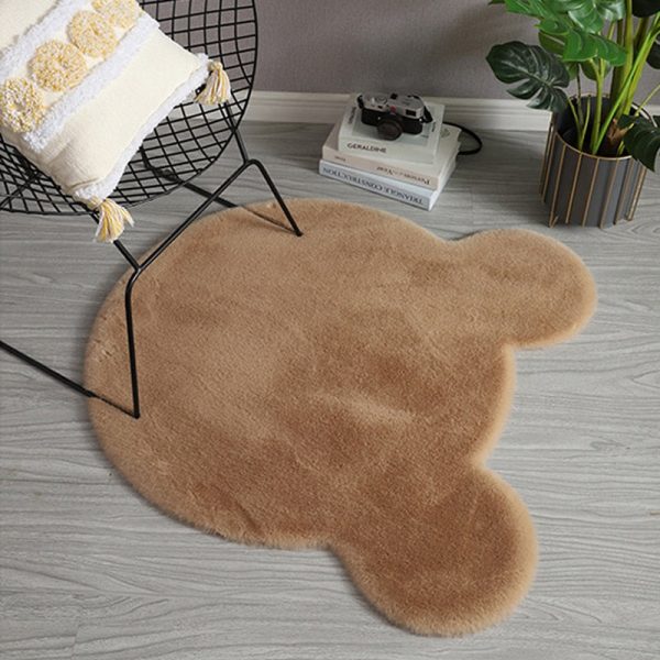 Cute Bear Head Soft Rug Mat Carpet - 1 - Kawaii Mix