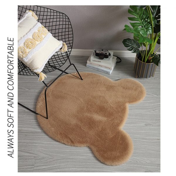 Cute Bear Head Soft Rug Mat Carpet - 8 - Kawaii Mix