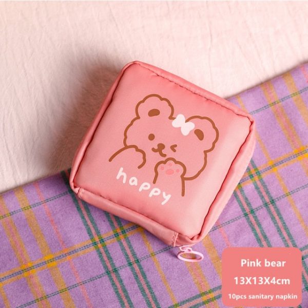 Portable Cute Print Kawaii Sanitary Bag - 5 - Kawaii Mix