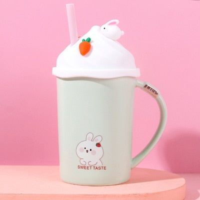 Kawaii Strawberry Ice Cream Mug Coffee Cup - 9 - Kawaii Mix
