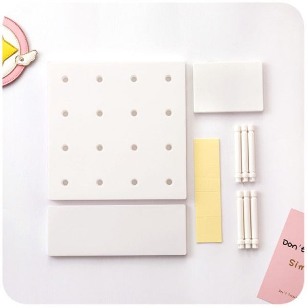 Pastel Pin Wall Rack Shelf Unit Organizer - 4 - Kawaii Mix