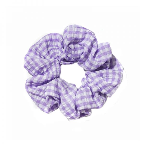 Purple Print Scrunchies - 5 - Kawaii Mix
