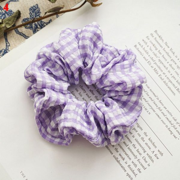 Purple Print Scrunchies - 8 - Kawaii Mix