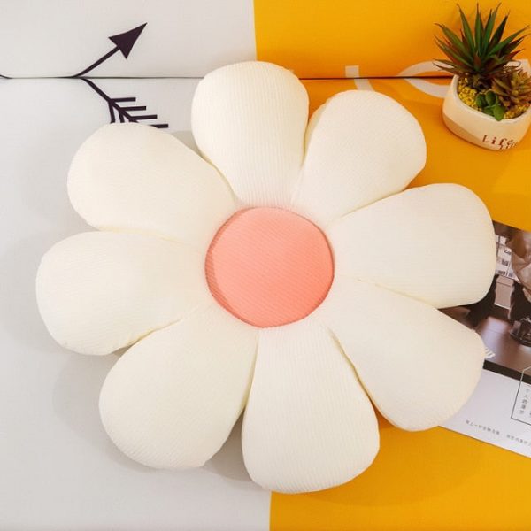 Pastel Daisy Aesthetic Pillow - 4 - Kawaii Mix