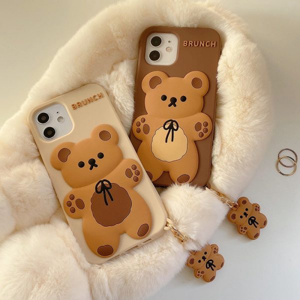 Brunch Bear Silicone iPhone Case - 1 - Kawaii Mix