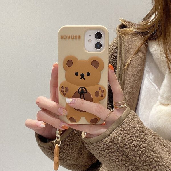 Brunch Bear Silicone iPhone Case - 21 - Kawaii Mix