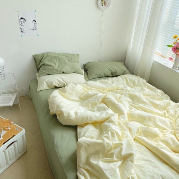 3/4pcs Kawaii Pastel Bedding Set - 11 - Kawaii Mix