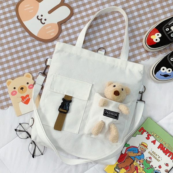 Kawaii Travel Tote Shopping Bag - 27 - Kawaii Mix