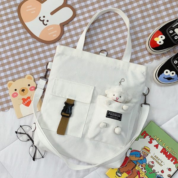 Kawaii Travel Tote Shopping Bag - 2 - Kawaii Mix