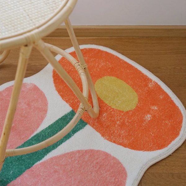 Pastel Flower Power Carpet Rug - 8 - Kawaii Mix