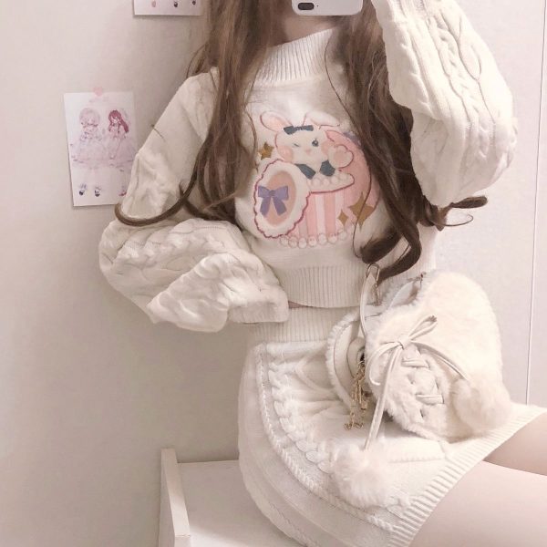 Bunny Surprise Sweater / Skirt - 2 - Kawaii Mix