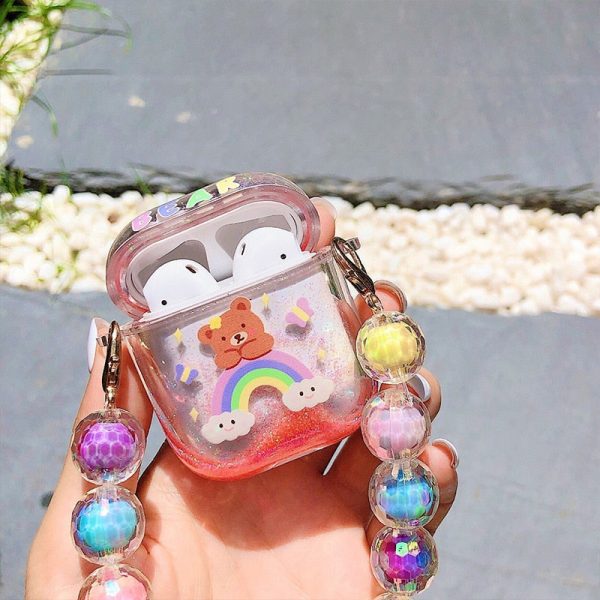 Rainbow Bear Glitter Airpods 1+2 Case - 2 - Kawaii Mix