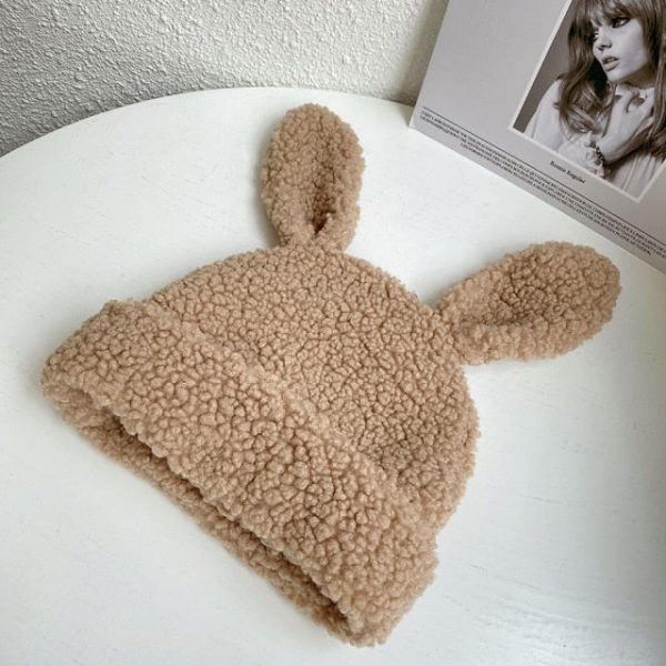 Fluffy Rabbit Ears Wooly Hat - 3 - Kawaii Mix