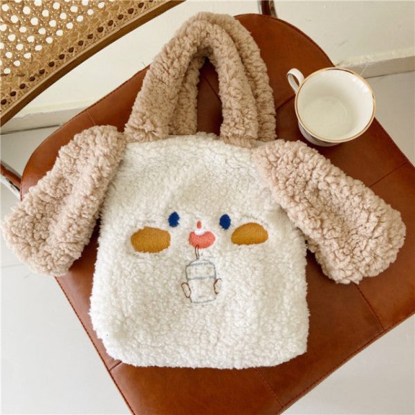 Sleep Sheep Winter Soft Tote Bag - 4 - Kawaii Mix