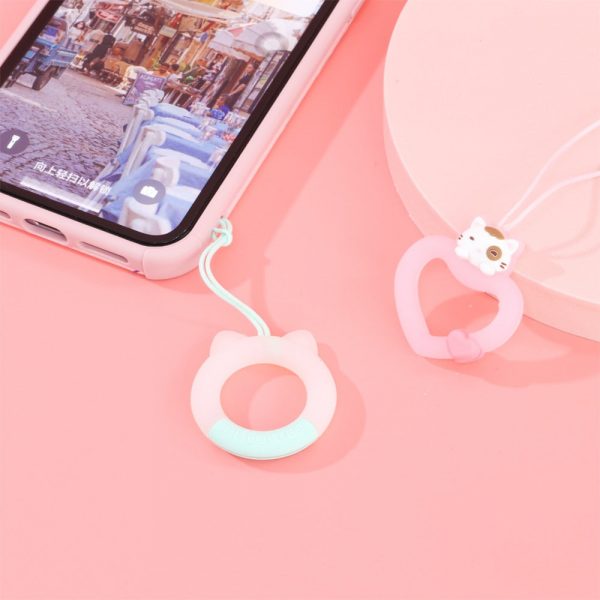 Phone Lanyard Anti Losing Silicone Ring - 7 - Kawaii Mix