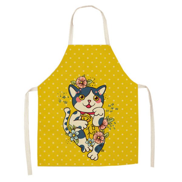 Lucky Cat Chef Kitchen Apron - 18 - Kawaii Mix
