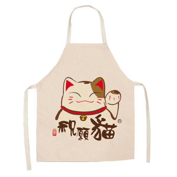 Lucky Cat Chef Kitchen Apron - 22 - Kawaii Mix