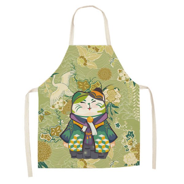 Lucky Cat Chef Kitchen Apron - 20 - Kawaii Mix