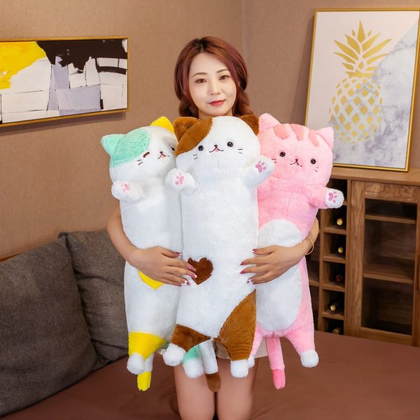 80cm Kawaii Ice Cream Cuddle Cat Plushie - 3 - Kawaii Mix