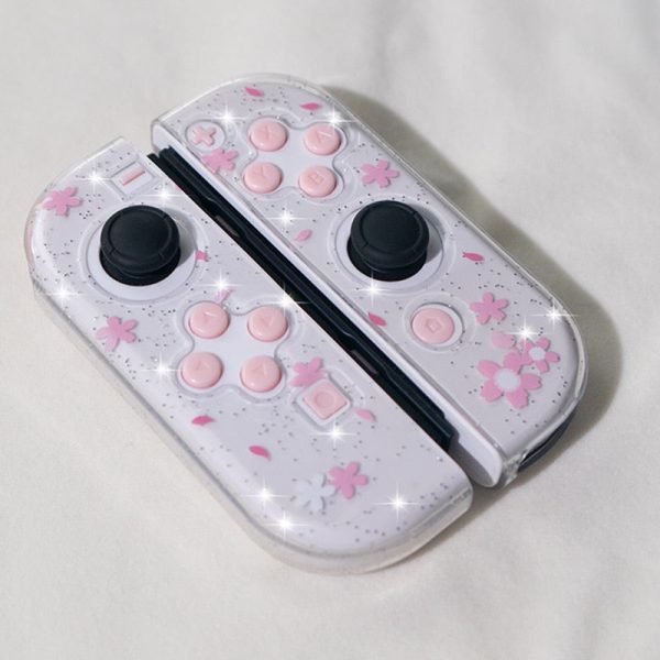 Pink Sakura Protective Shell For Nintendo Switch - 3 - Kawaii Mix