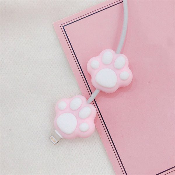 1-3pcs Cute Cat Paws Cable Protector - 18 - Kawaii Mix