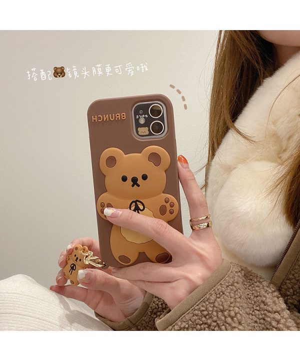 Brunch Bear Silicone iPhone Case - 5 - Kawaii Mix