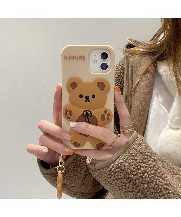 Brunch Bear Silicone iPhone Case - 15 - Kawaii Mix
